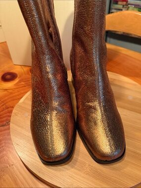 Sezane Axelle Ankle Boots- Bronze NWT
